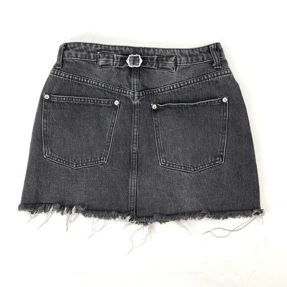 Free People We the Free Denim Micro Mini Jean Skirt - Picture 2 of 3
